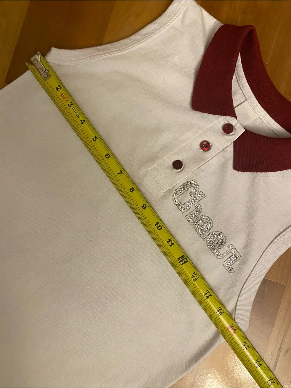 🛍️ 3/$15 🛍️ Cheer Sleeveless Polo Top
